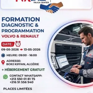 Formation Diagnostic et Programmation Camions et Bus Volvo Renault – Stage Professionnel en Algérie (Mai 2026)