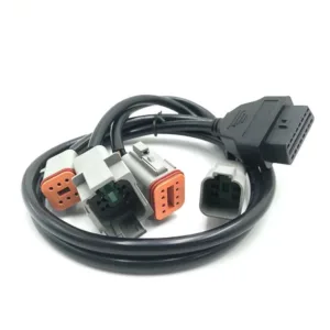 Marine Engine Diagnostic Wiring Harness Connect Cable of 6+8 Pins for VOLVO Vocom Vodia Scanner (4)