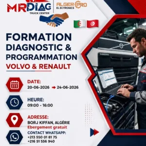 Formation Diagnostic et Programmation Poids Lourds Volvo & Renault – Session Juin 2026