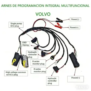 Programming and Diagnostics Test Cable for Volvo D and B Series