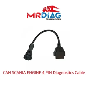 CAN SCANIA ENGINE 4 PIN Diagnostics Cable
