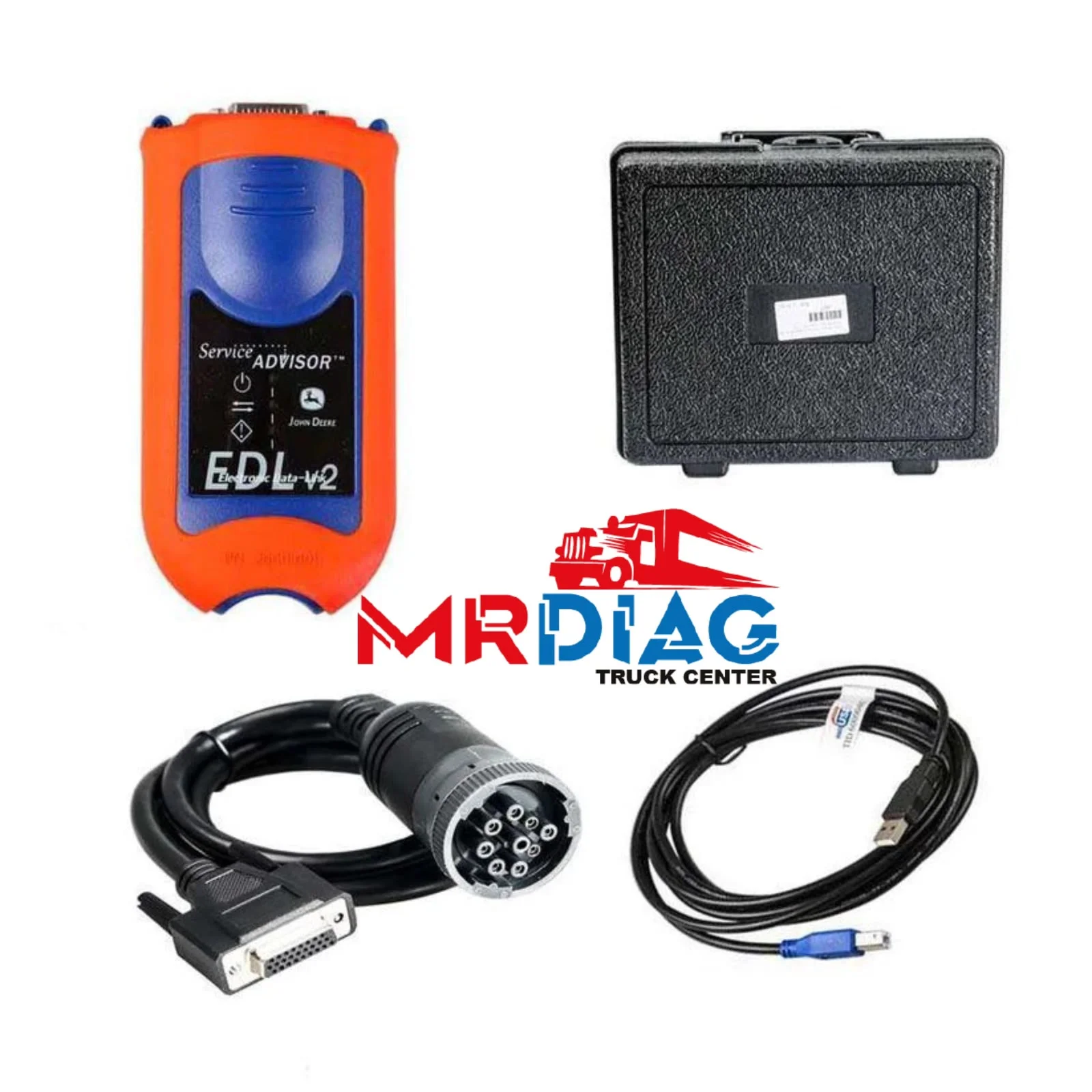 EDL V2 Electronic Diagnostic Tool V5.3 AGCF for John Deere Agricultural Tractors Service Advisor Diagnostic Interface (5) EDL V2 Electronic Diagnostic Tool V5.3 AGCF for John Deere Agricultural Tractors Service Advisor Diagnostic Interface