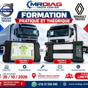Formation en diagnostic camions Volvo ! et Renault