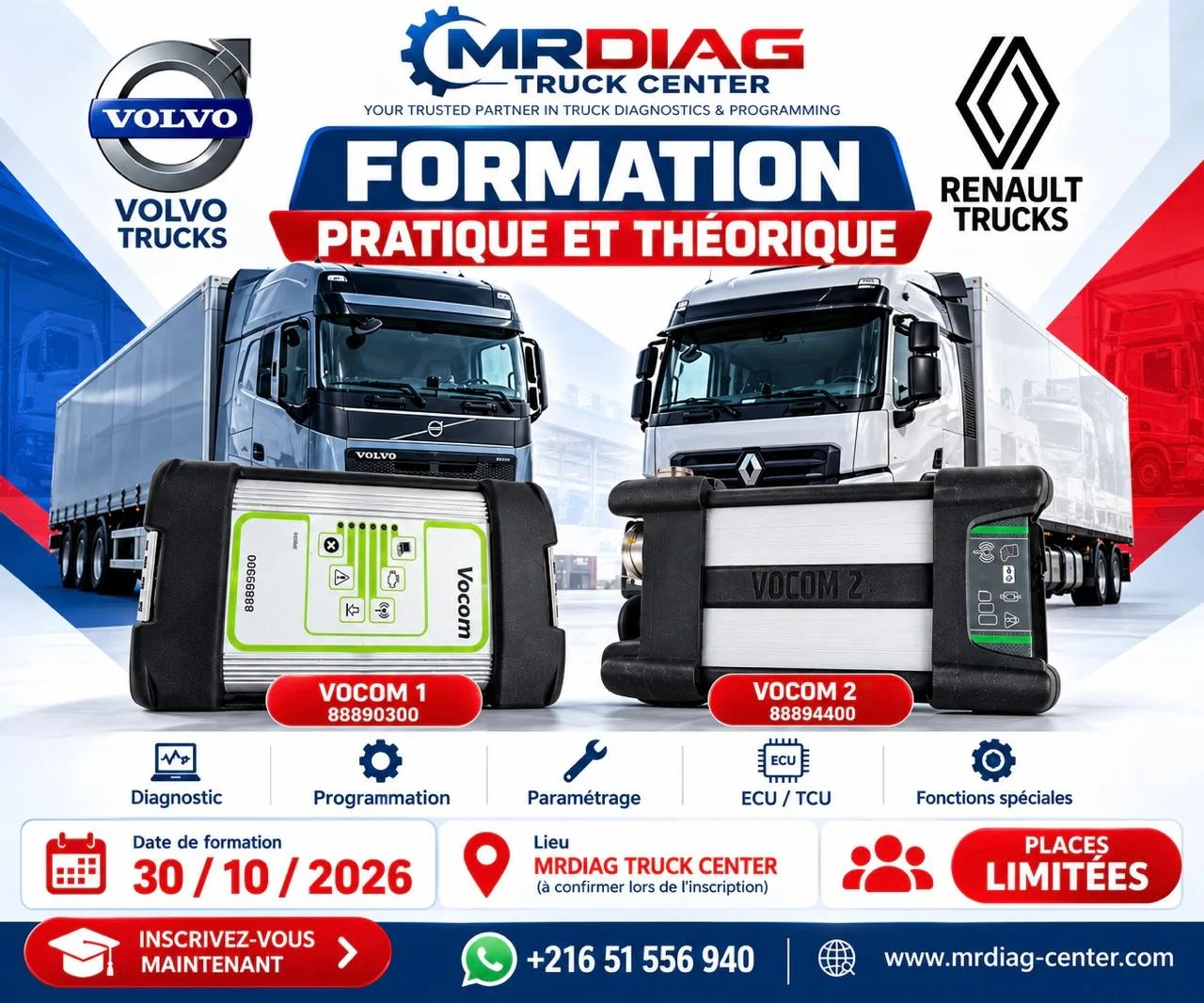 Formation en diagnostic camions Volvo ! et Renault Formation en diagnostic camions Volvo ! et Renault